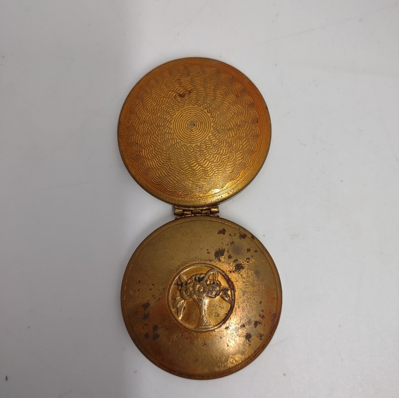 Vintage Antique 1920’s-40’s Cara Nome Langlois Inc Boston Compact Makeup Mirror - Picture 4 of 7